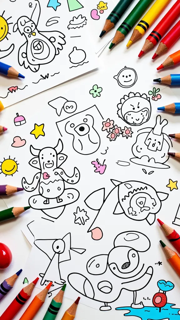 coloriages de préscols imprimables gratuits